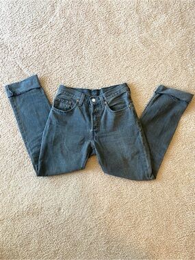 Grungey Gray Levi’s 100% Cotton Bootcut Jeans